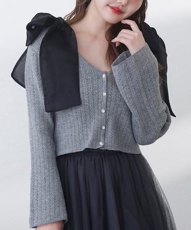 【one after another】アイレットカーデ