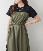 一枚でらくちん！ドッキングバルーンワンピース