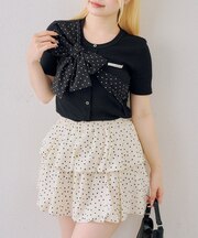 【continuer】ビッグリボンテレコプルオーバー