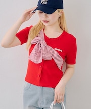 【continuer】ビッグリボンテレコプルオーバー