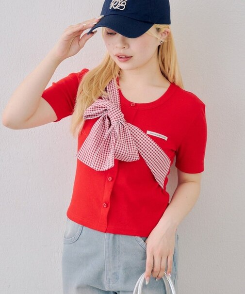 【continuer】ビッグリボンテレコプルオーバー