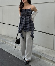 【continuer】レースアップキャミチュニック