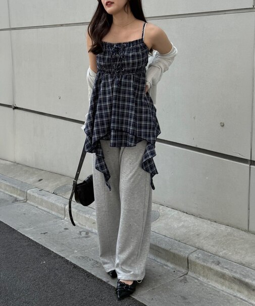 【continuer】レースアップキャミチュニック