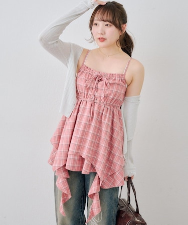 【continuer】レースアップキャミチュニック