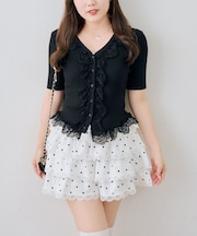 【ANOTHER BRANCH】レース付カーディガン