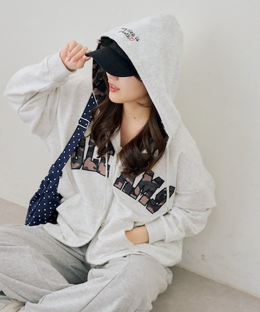 【ANOTHER BRANCH】配色BIGロゴZIPパーカー