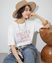 【staff made】接触冷感！アソートロゴシルケットTシャツ