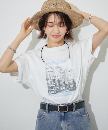 【staff made】接触冷感！アソート転写シルケットTシャツ