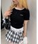 【ANOTHER BRANCH】テレコ裾レースヘンリーTシャツ