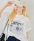 【ANOTHER BRANCH】お花×ラインストーンBIGTシャツ