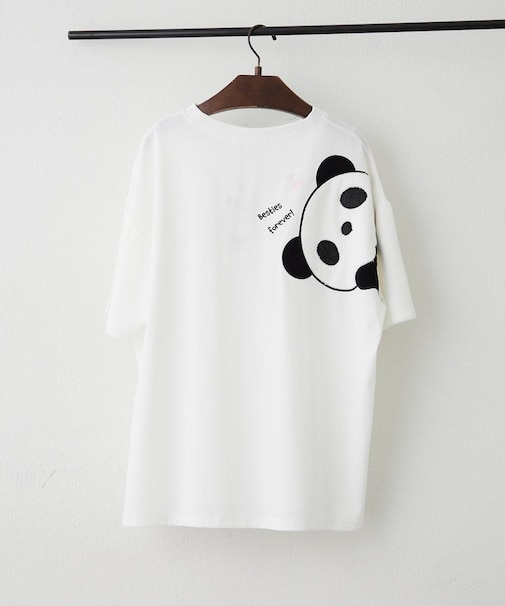 【ANOTHER BRANCH】【人気シリーズ】アニマルショルダーTシャツ
