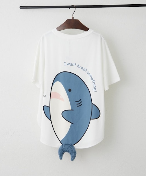 【ANOTHER BRANCH】【人気デザイン】アニマル尻尾Tシャツ