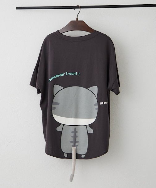 【ANOTHER BRANCH】【人気デザイン】アニマル尻尾Tシャツ
