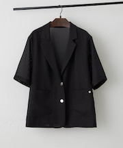 【涼しくきちんと感】メッシュテーラージャケット
