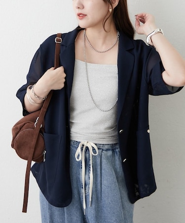 【涼しくきちんと感】メッシュテーラージャケット