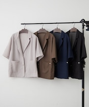 【涼しくきちんと感】メッシュテーラージャケット