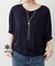 【接触冷感】コインチャーム付ネックレス刺繍T