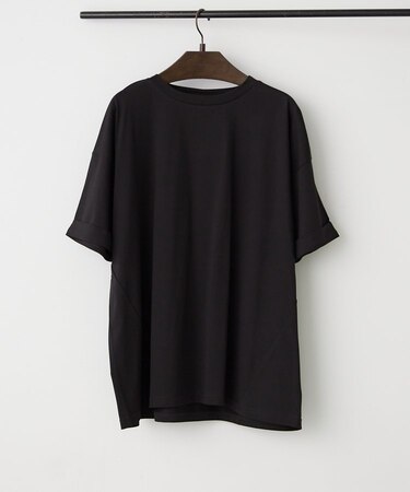 【接触冷感】バック切替コクーンＴシャツ