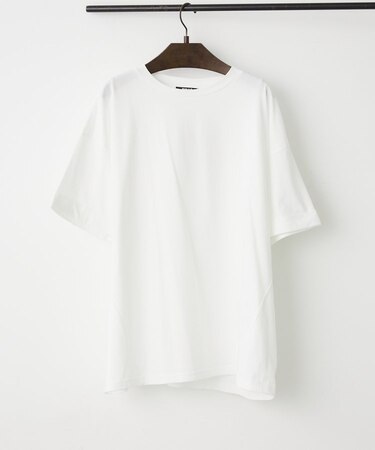 【接触冷感】バック切替コクーンＴシャツ