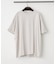 【接触冷感】バック切替コクーンＴシャツ