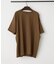 【接触冷感】バック切替コクーンＴシャツ