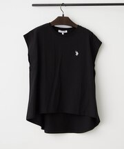 【U.S. POLO ASSN.】接触冷感フレンチ袖Tシャツ