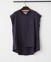 【U.S. POLO ASSN.】接触冷感フレンチ袖Tシャツ