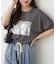 【ひんやりタッチ】カノコ箔かすれプリントＴシャツ