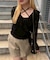 【continuer】ラッフルレースボレロカーディガン