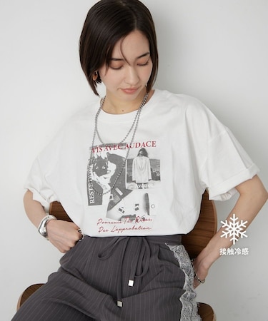 【接触冷感】アソート転写Tシャツ