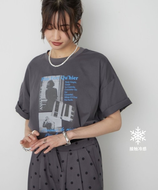 【接触冷感】アソート転写Tシャツ