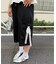【continuer】リボンカーゴハーフ裏毛パンツ