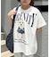 【continuer】DOGプリントBIG TEE