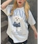 【continuer】DOGプリントBIG TEE