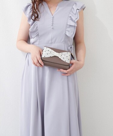 【natural couture】2WAYリボンバッグ