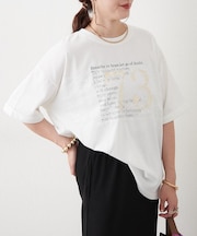 フロントレースロゴTシャツ