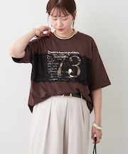 フロントレースロゴTシャツ