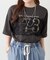フロントレースロゴTシャツ