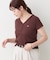【柔らかめなテレコ素材で伸縮性良好】ヘンリーVネックTシャツ