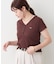 【柔らかめなテレコ素材で伸縮性良好】ヘンリーVネックTシャツ