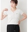 【柔らかめなテレコ素材で伸縮性良好】ヘンリーVネックTシャツ