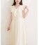 【natural couture】フリルカラーノースリワンピース