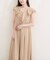 【natural couture】フリルカラーノースリワンピース