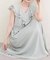 【natural couture】フリルカラーノースリワンピース