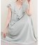 【natural couture】フリルカラーノースリワンピース