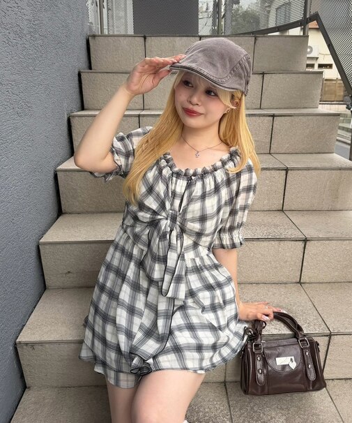 【continuer】ビッグリボンチュニックブラウス
