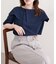 【natural couture】接触冷感マシンウォッシャブル防シワアシメネック