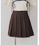 【continuer】ミニプリーツスカート