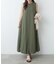 【OTONA】美シルエットノースリバルーンワンピース