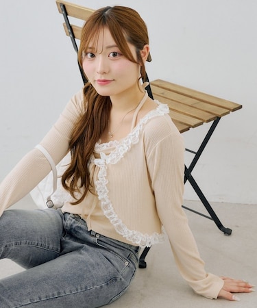 【ANOTHER BRANCH】レース付きキャミソールボレロset